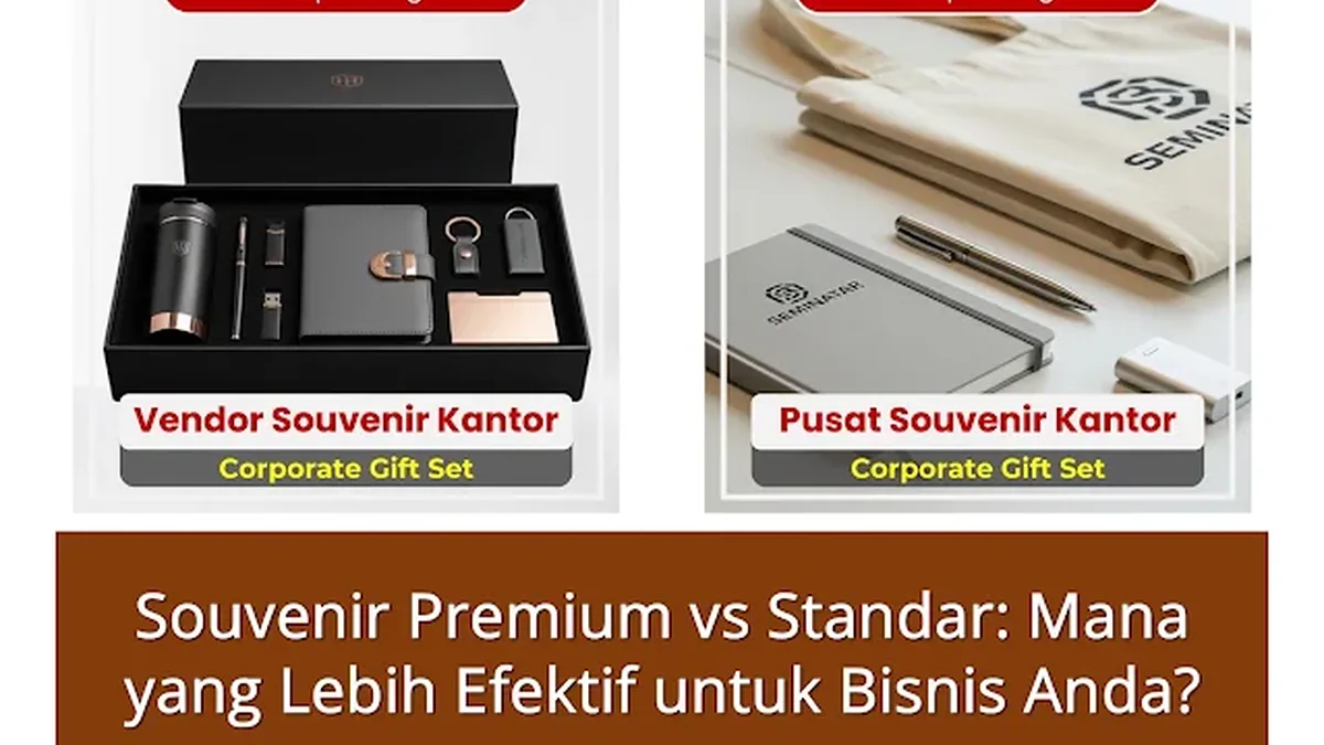 Souvenir Premium vs Standar: Mana yang Efektif untuk Bisnis? - CorporateGifts.ID